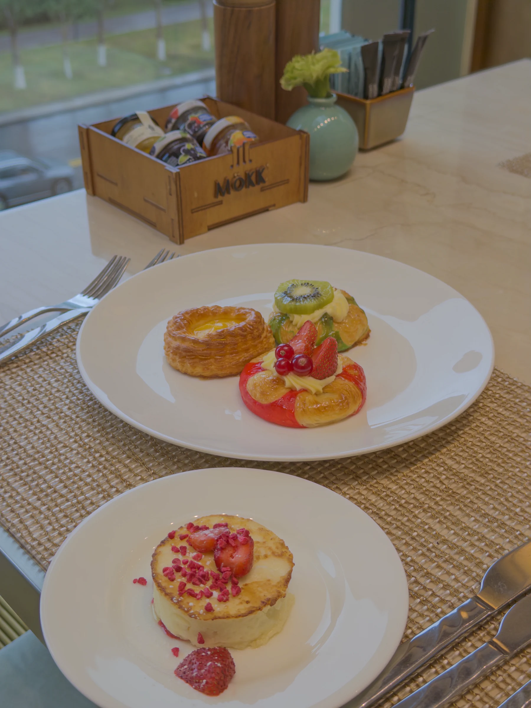 朝のテーブルに選んだ料理。