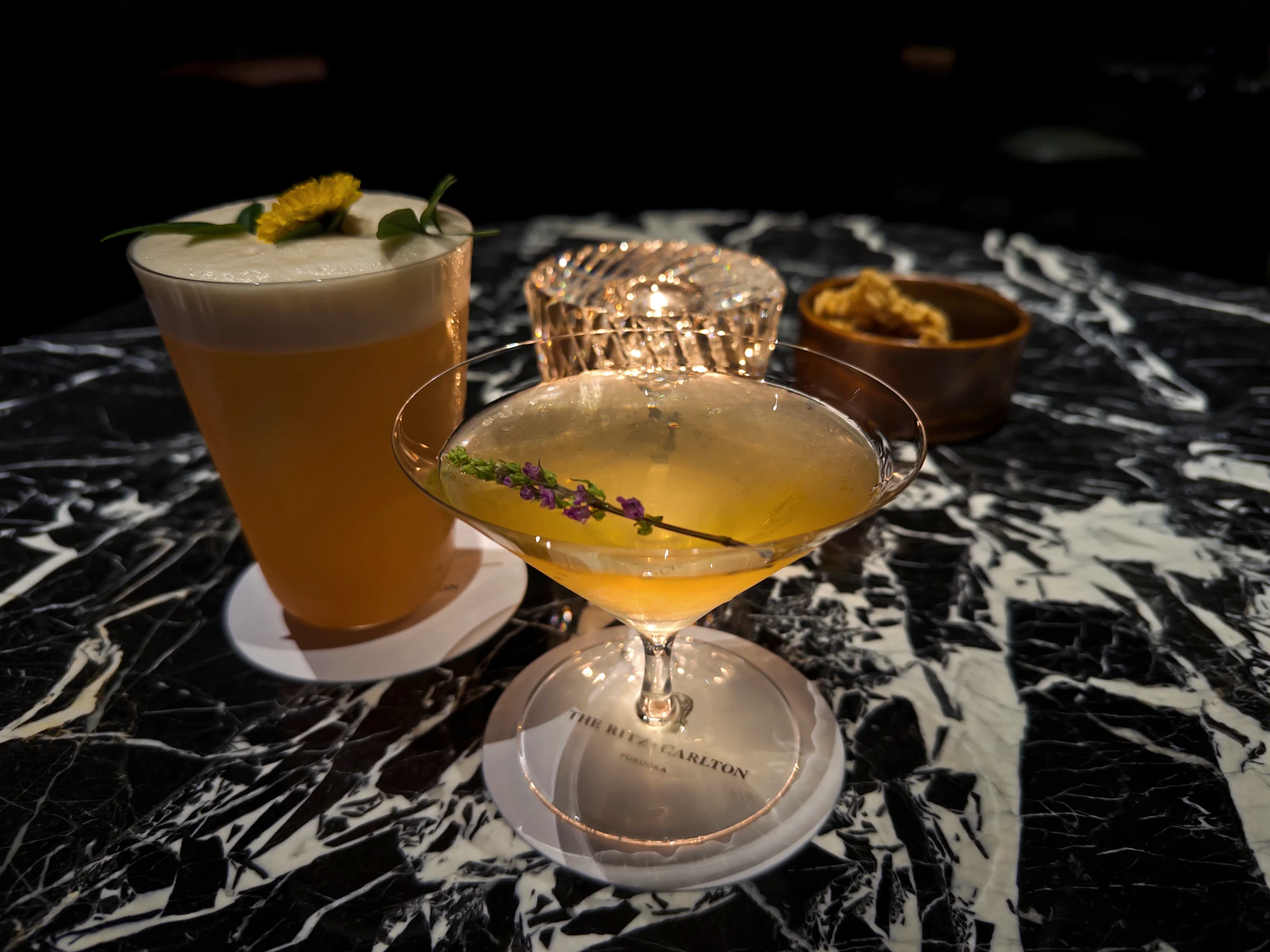 A cocktail at the bar