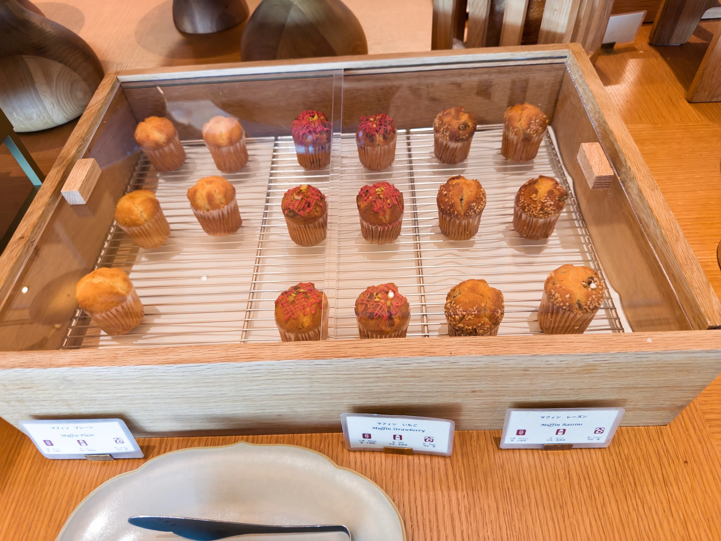 Bread at the breakfast buffet