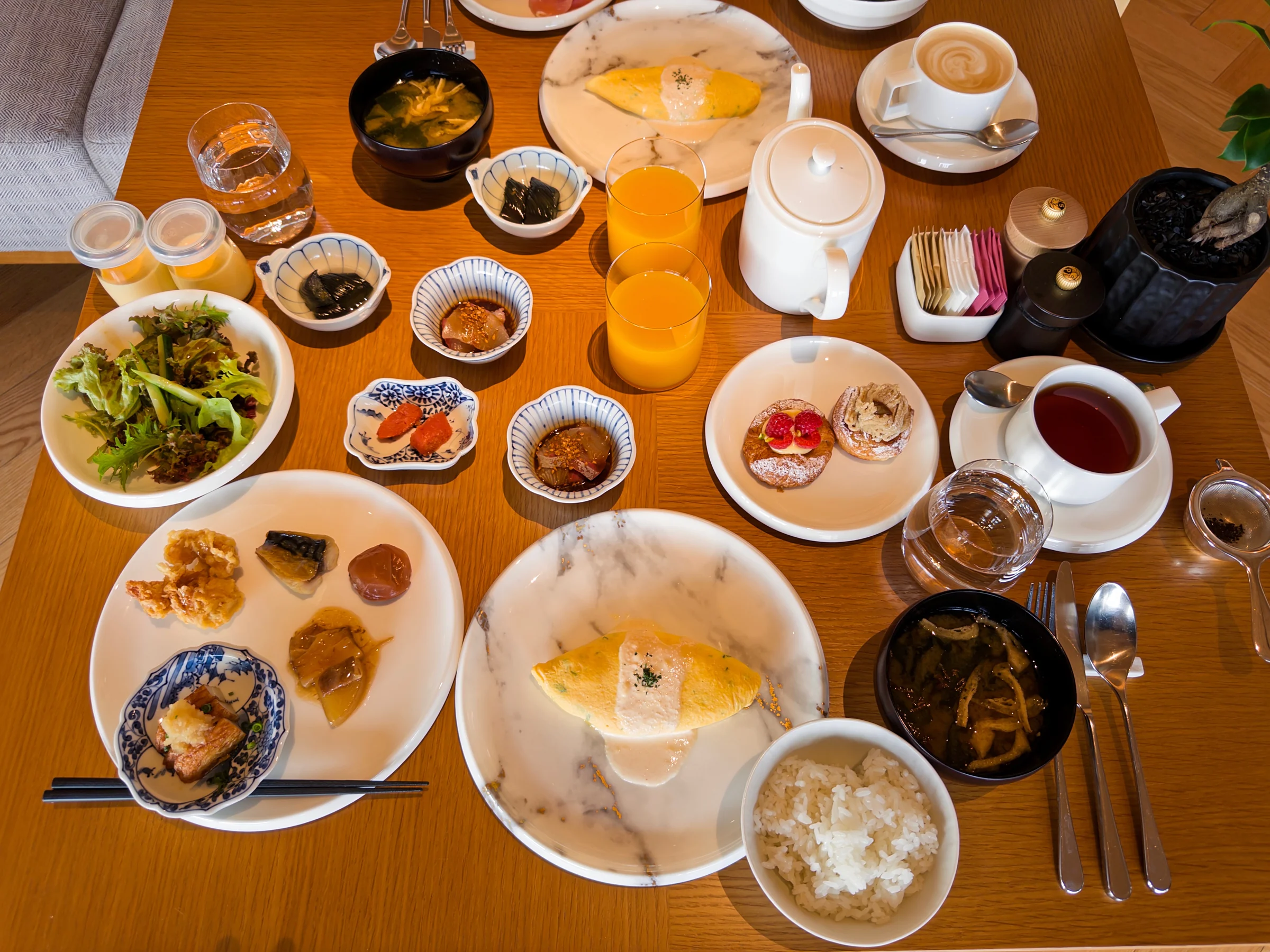 Breakfast the following morning