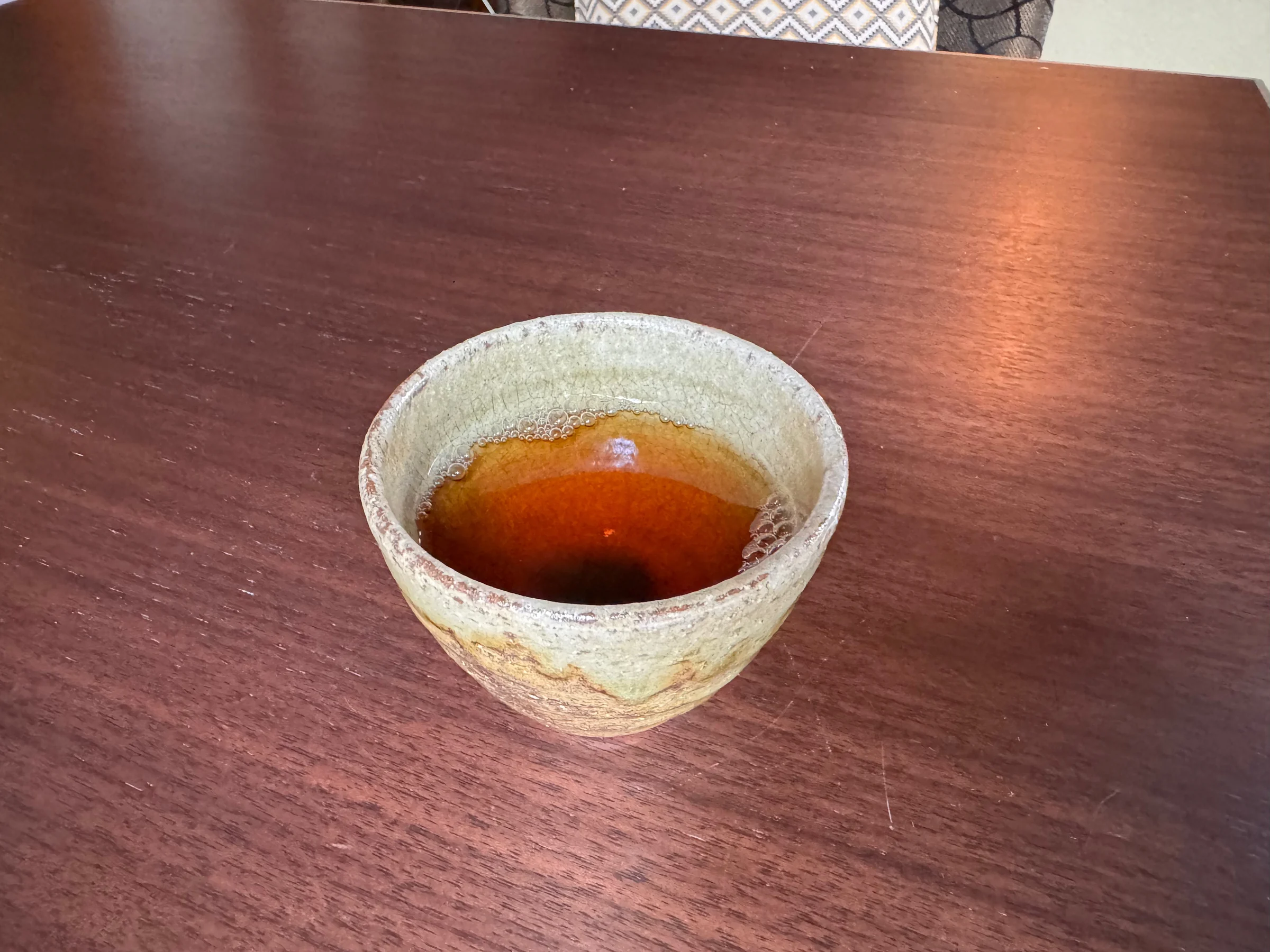 Chilled Ajisai Japanese black tea, welcome in the heat.