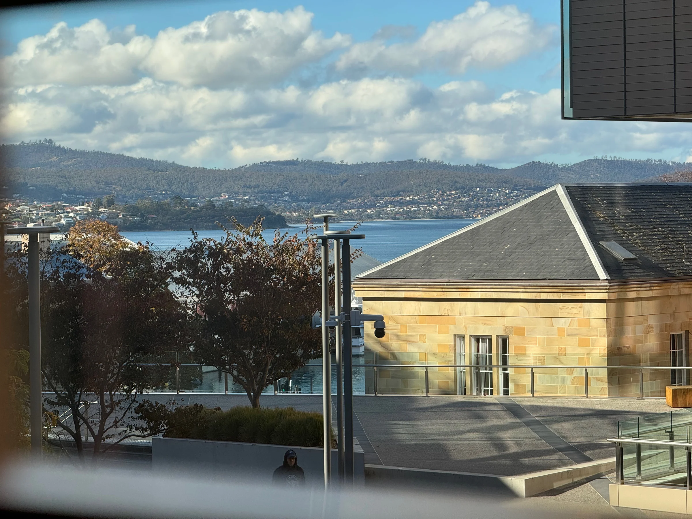 Hobart views from the window.