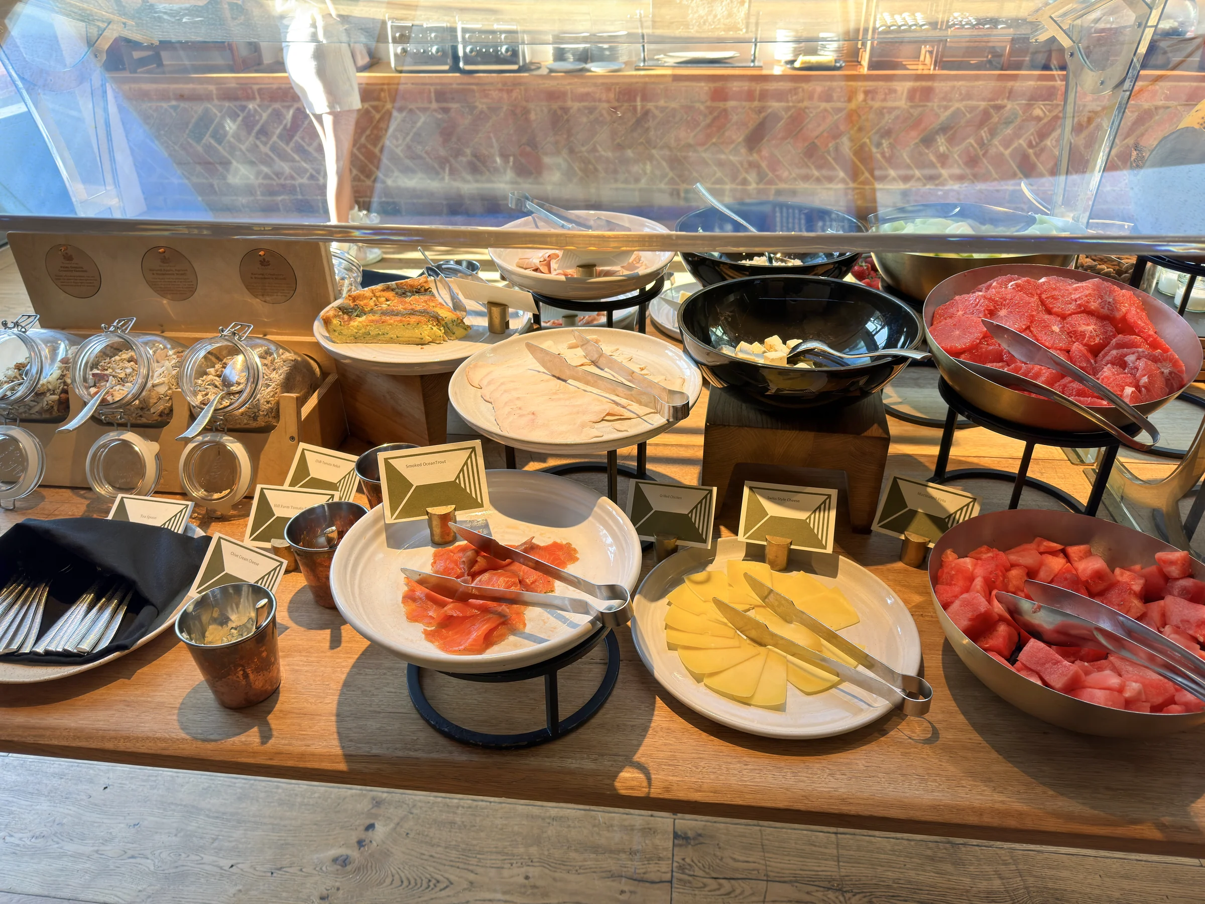 Smoked salmon and cheese too.