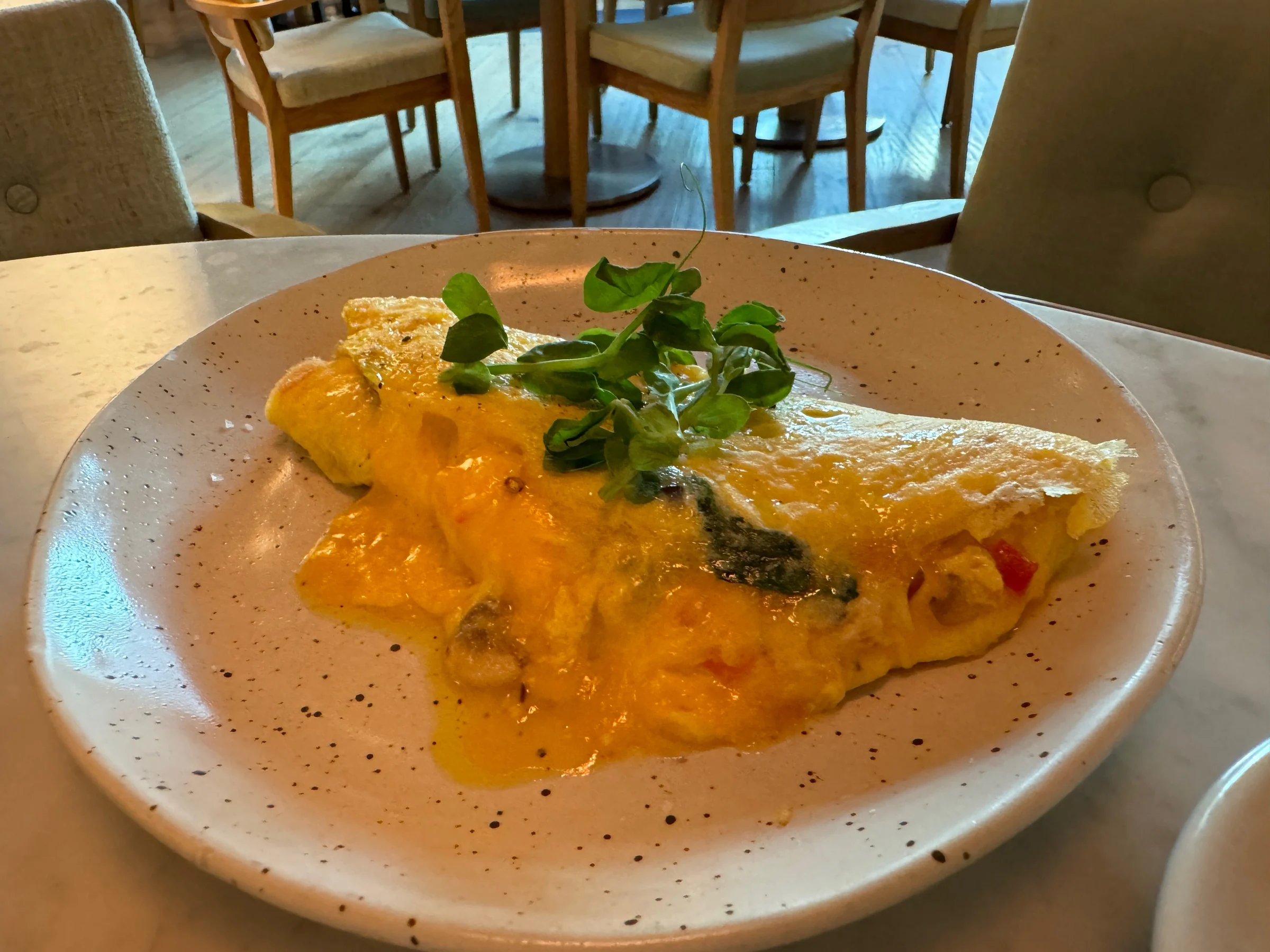 I had an egg dish too.
