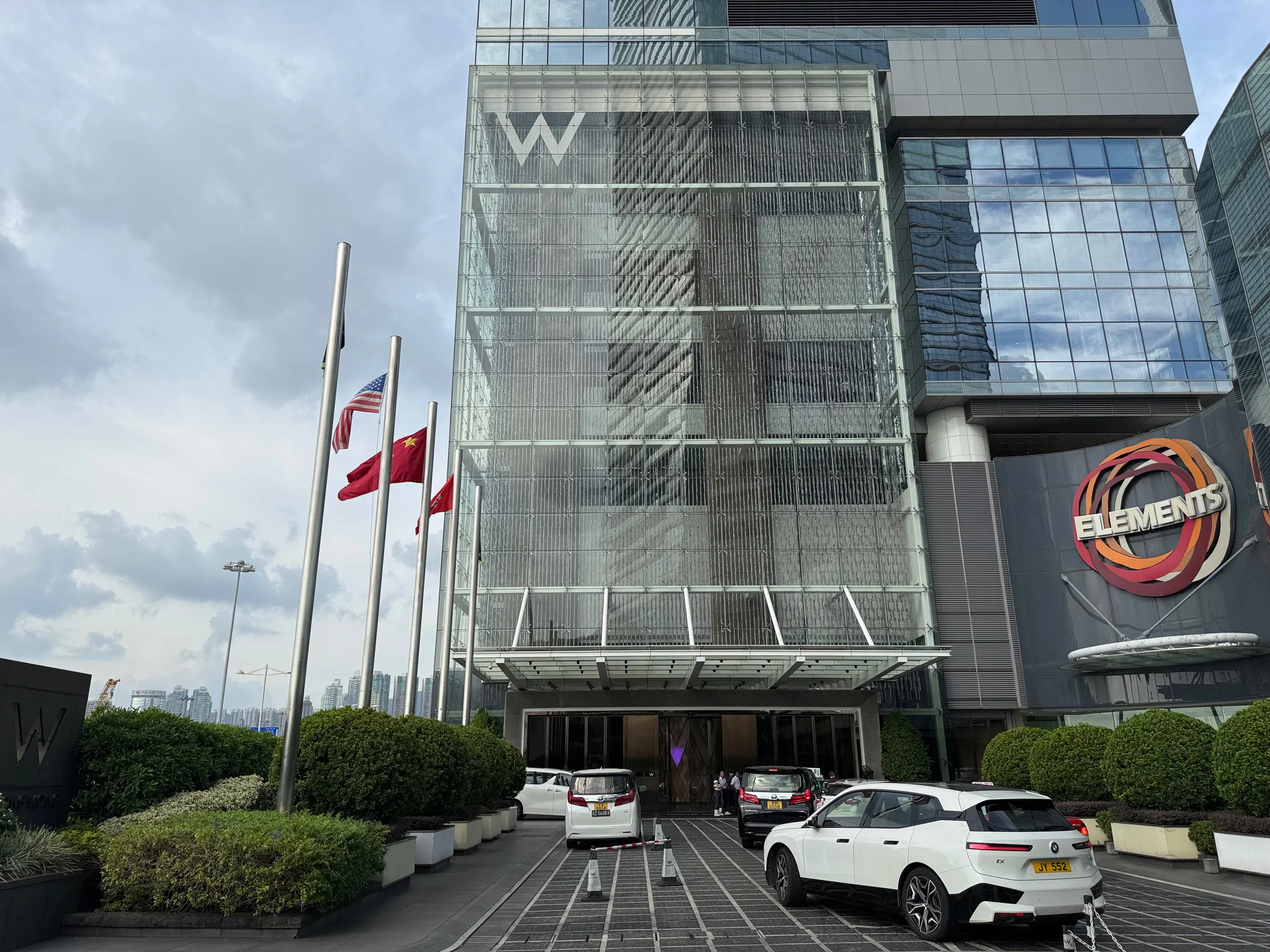 W Hong Kong in daylight.