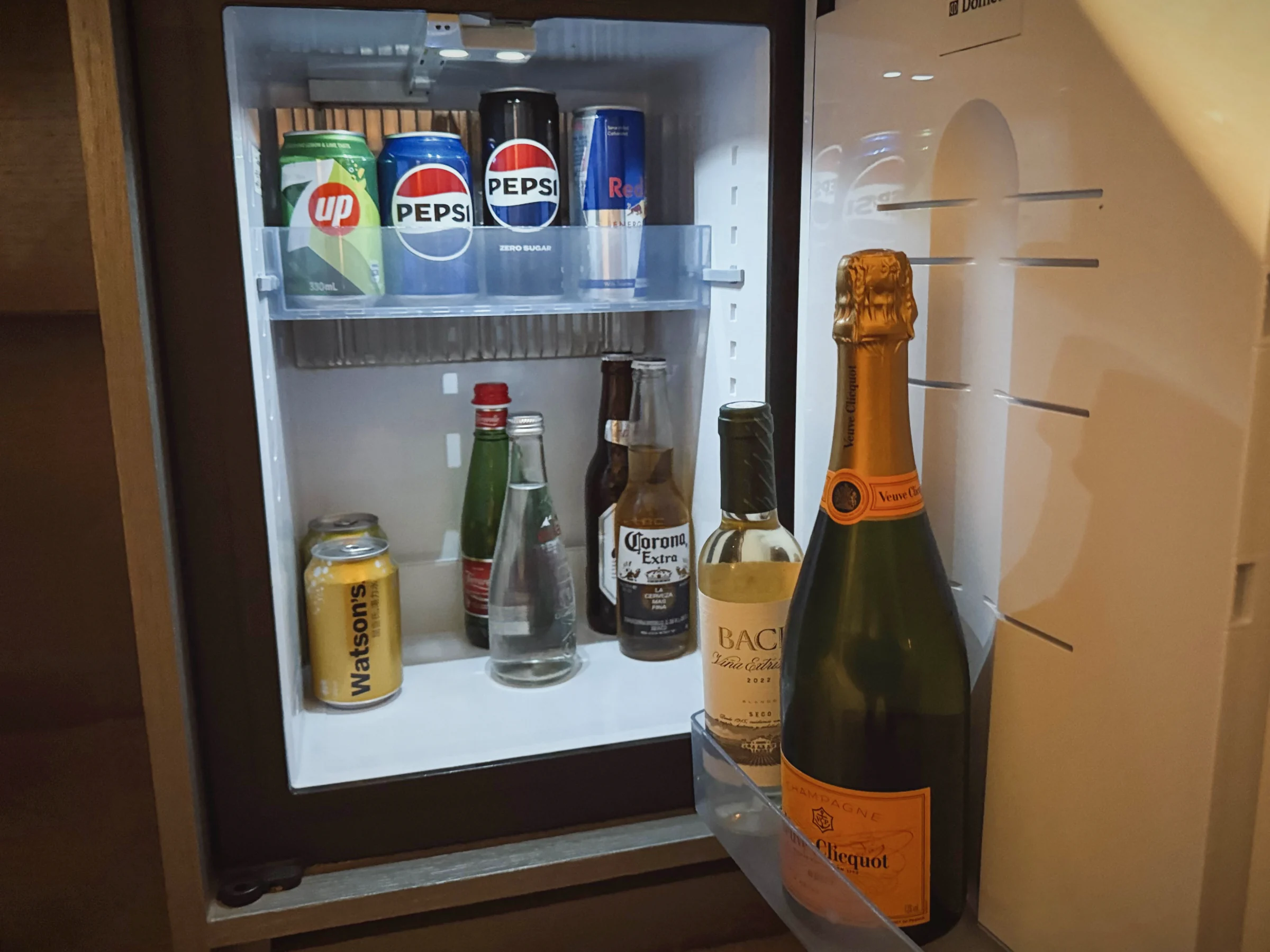 The room's minibar.