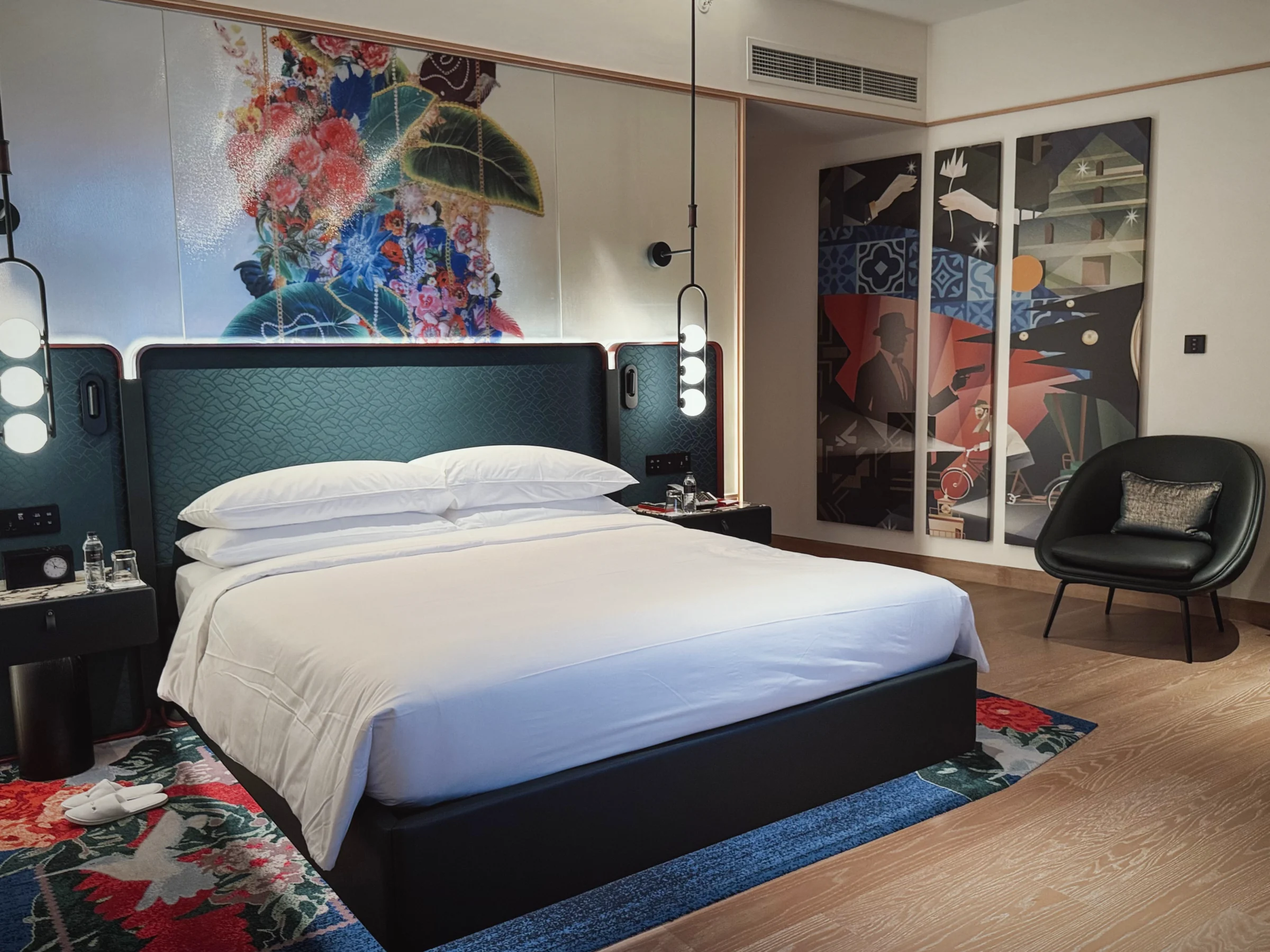 The Marvelous Suite's king bed