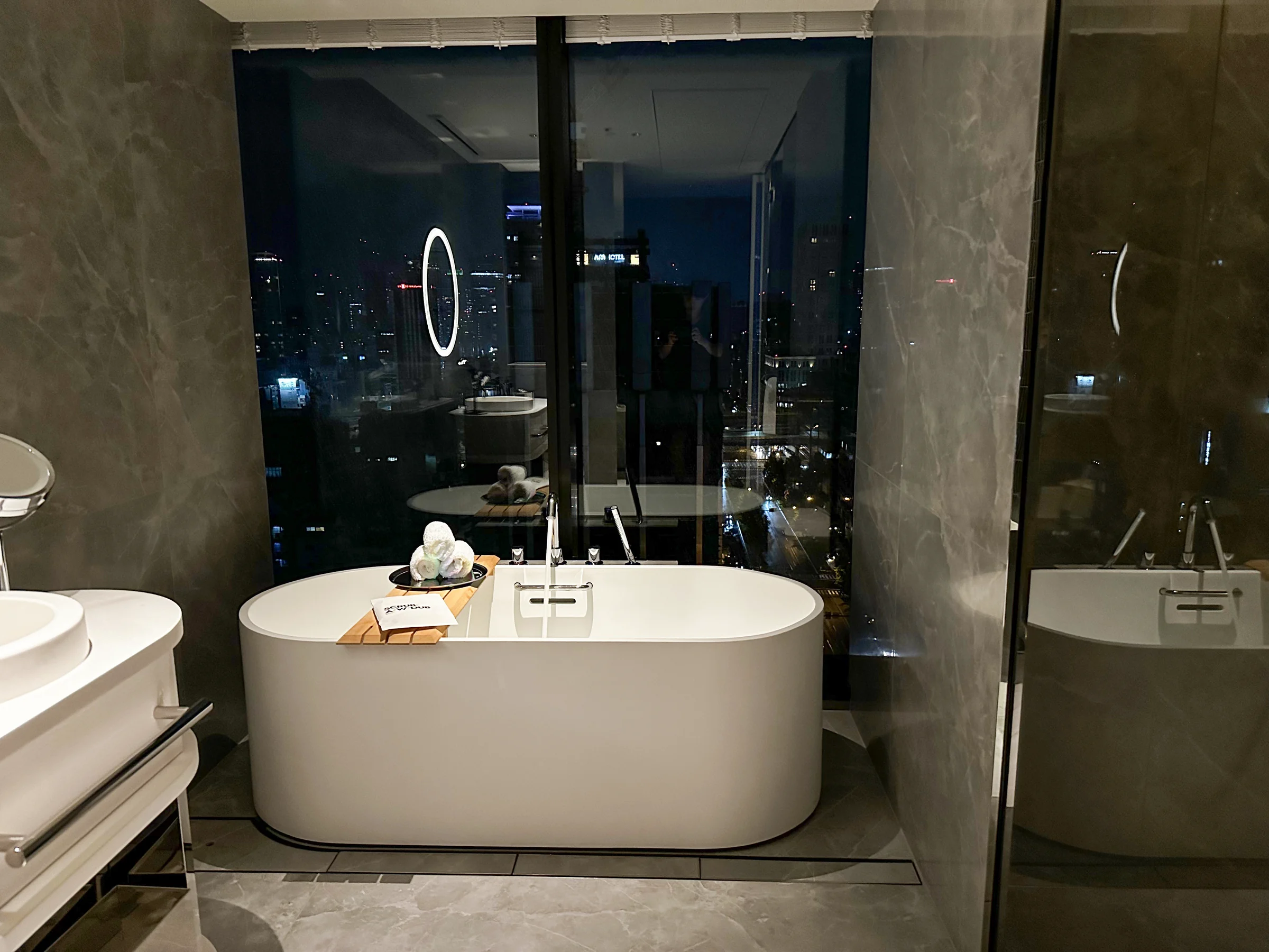 The bathroom vanity. (May 2023)