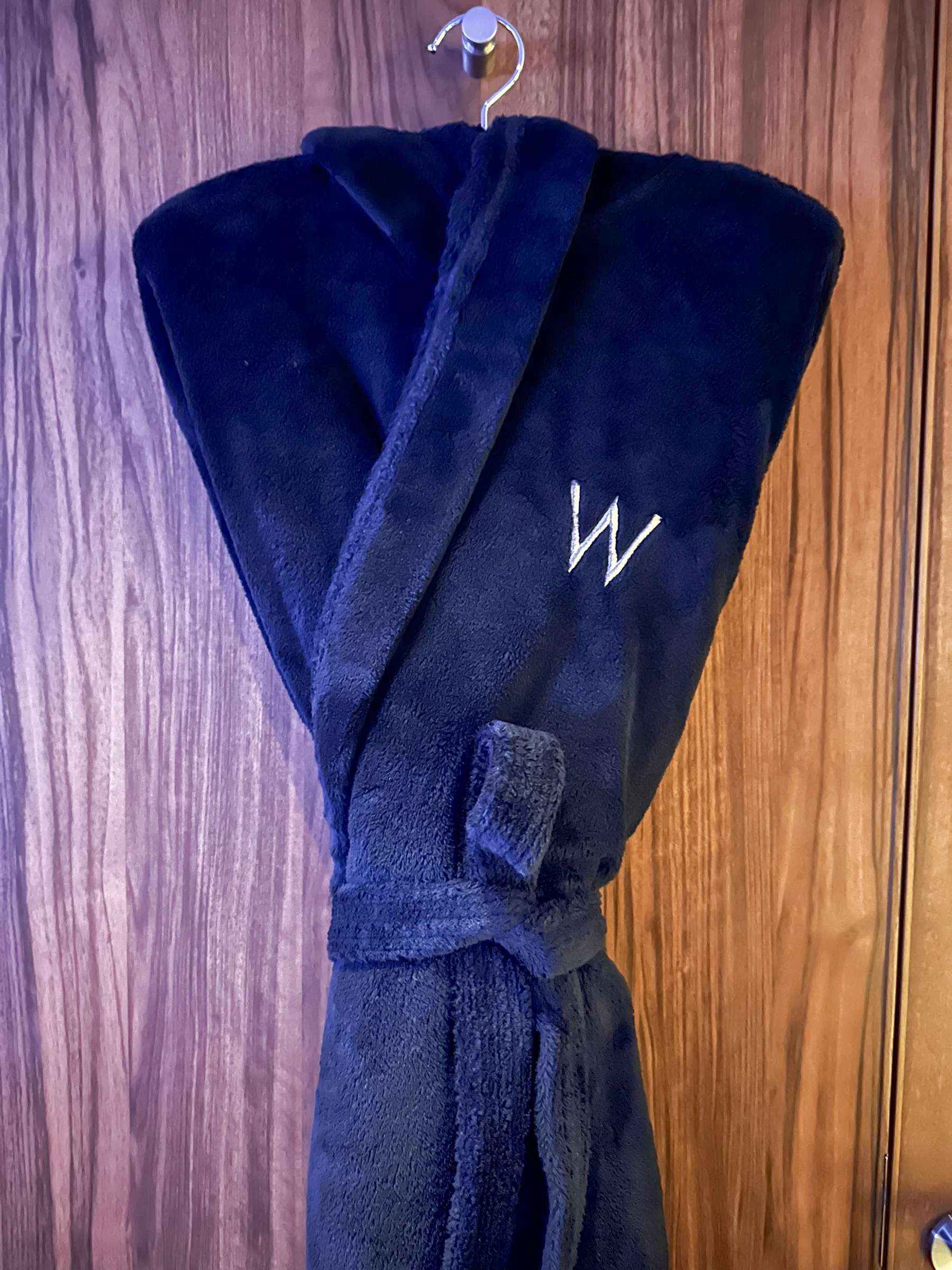 A W bathrobe. (May 2023)