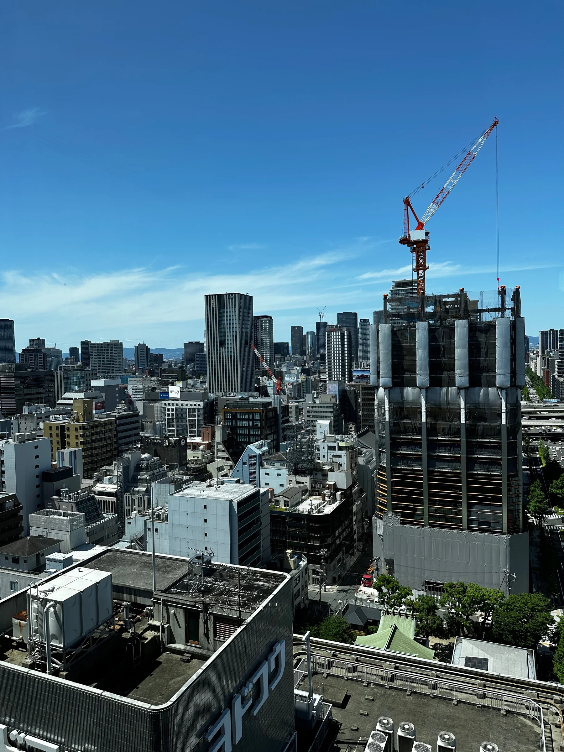 Osaka from the room. (May 2023)