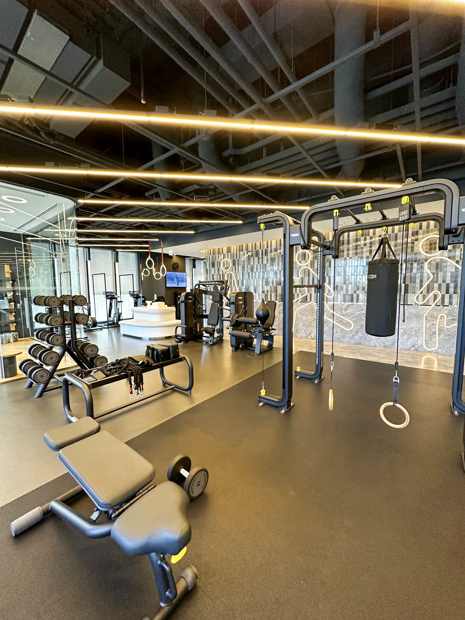The fitness room. (May 2023)