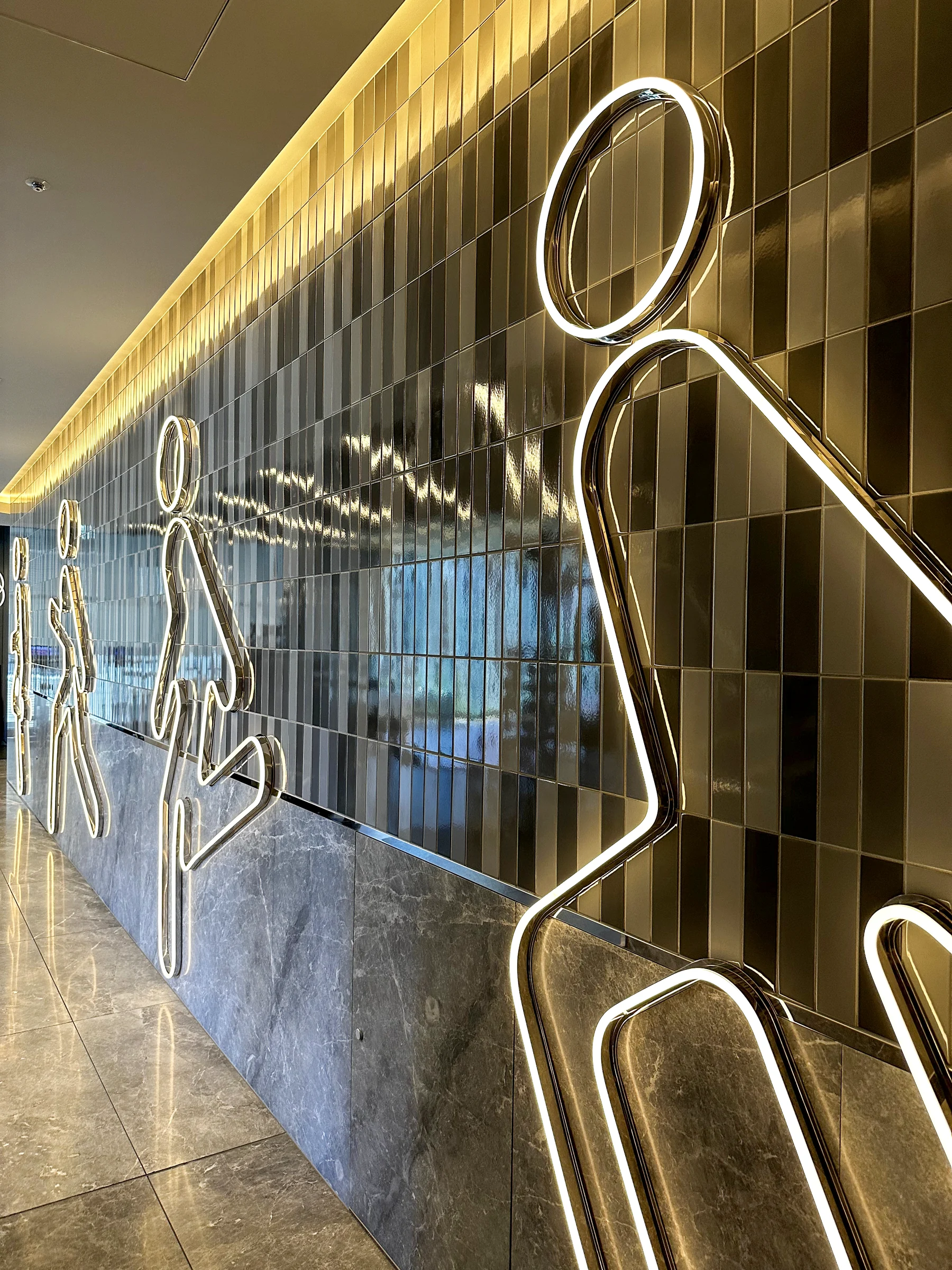 Playful signs inside the hotel. (May 2023)