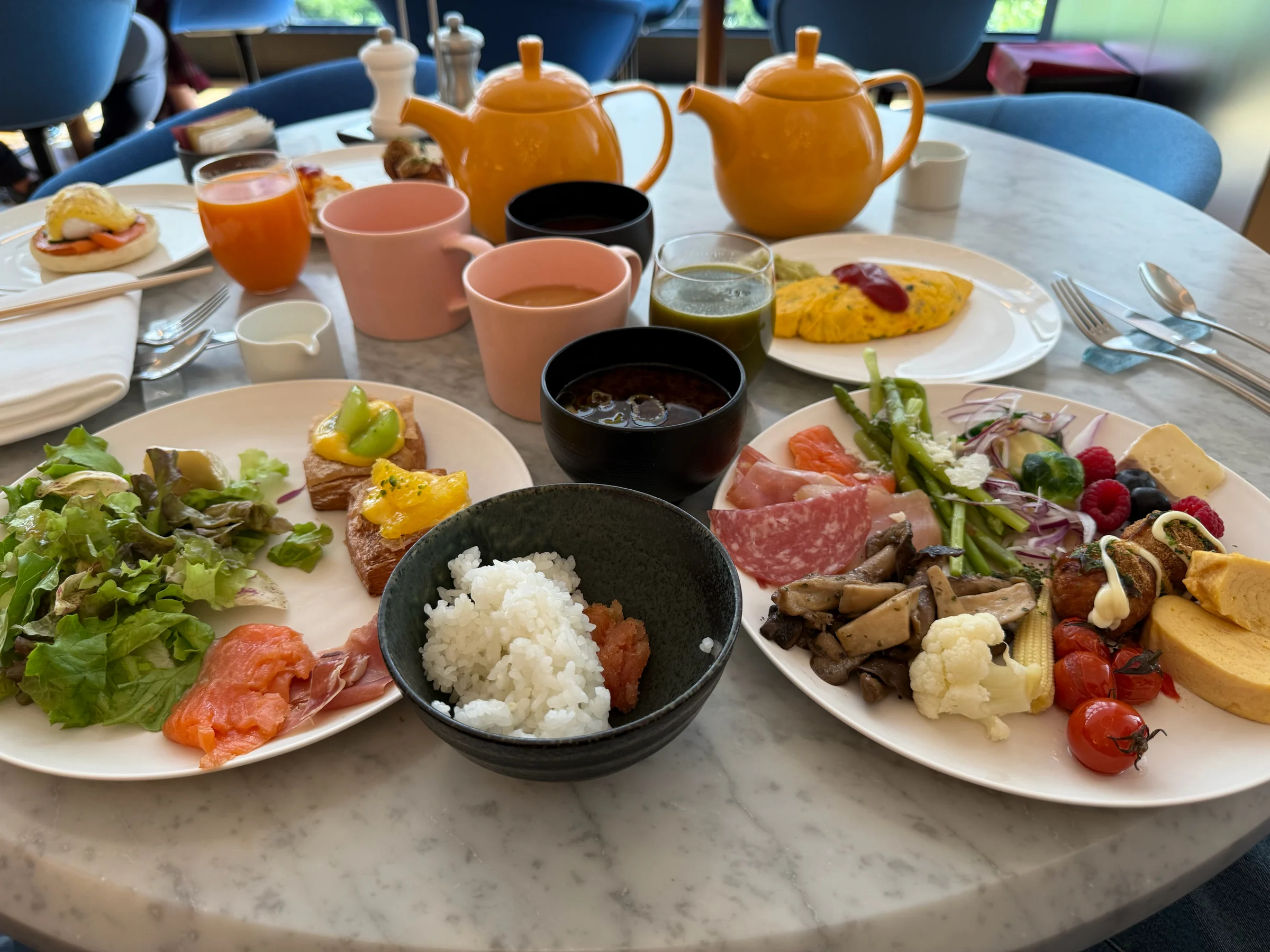 My breakfast buffet choices