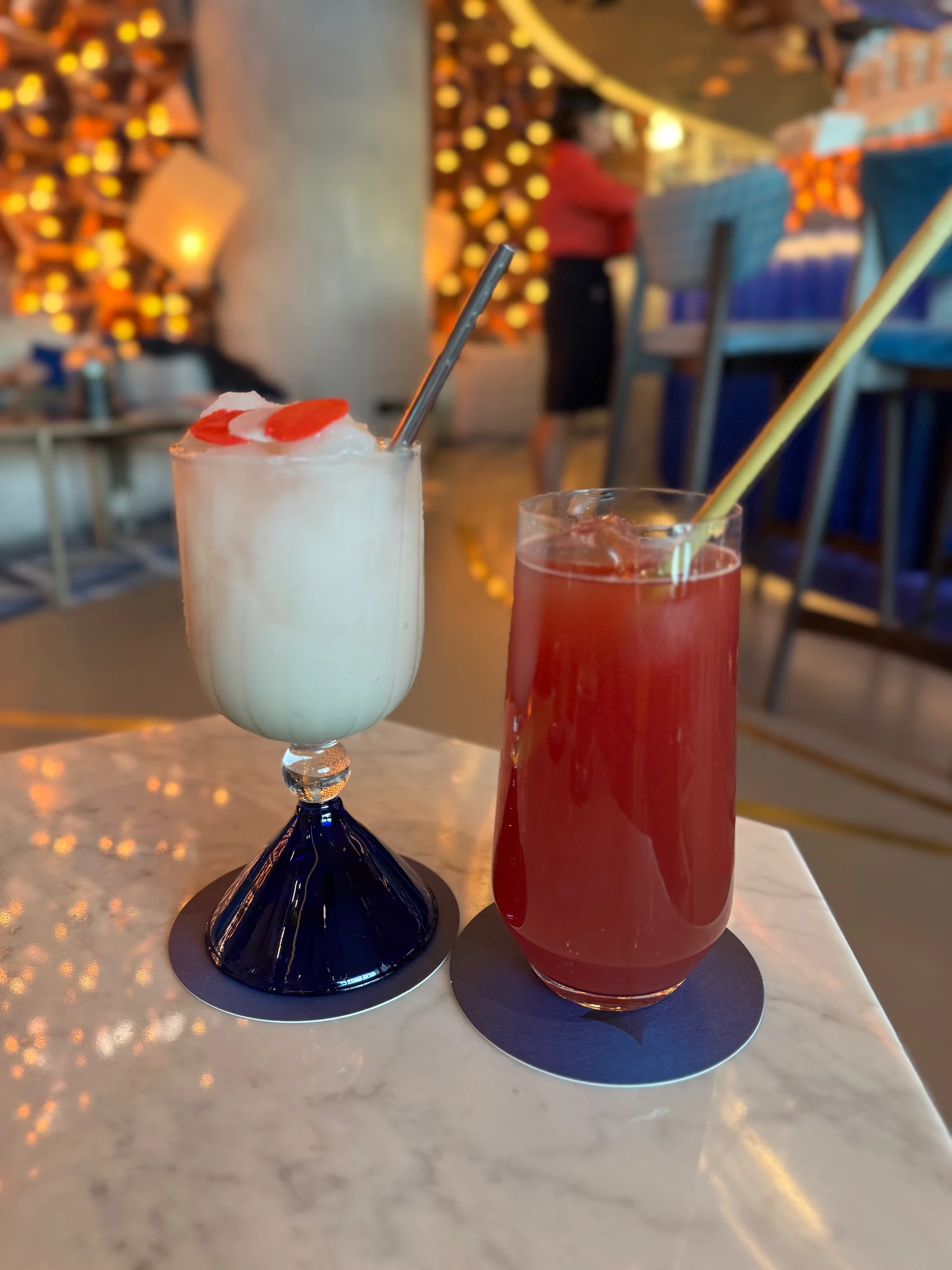 Drinks in Living Room.